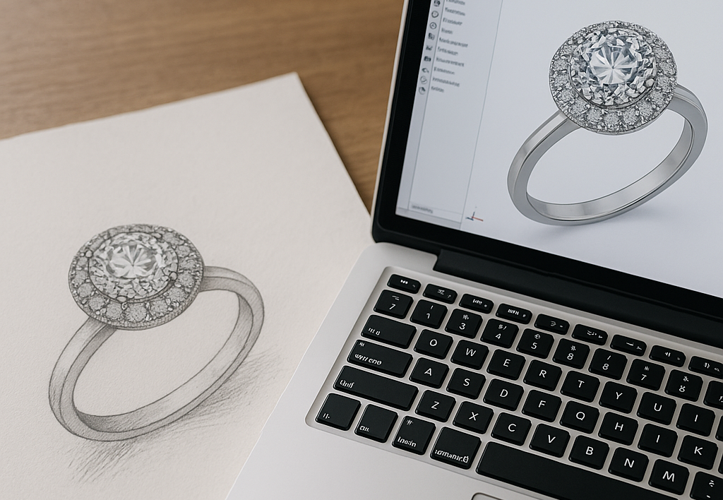 custom jewelry meets sustainability: the power of 3d cad design